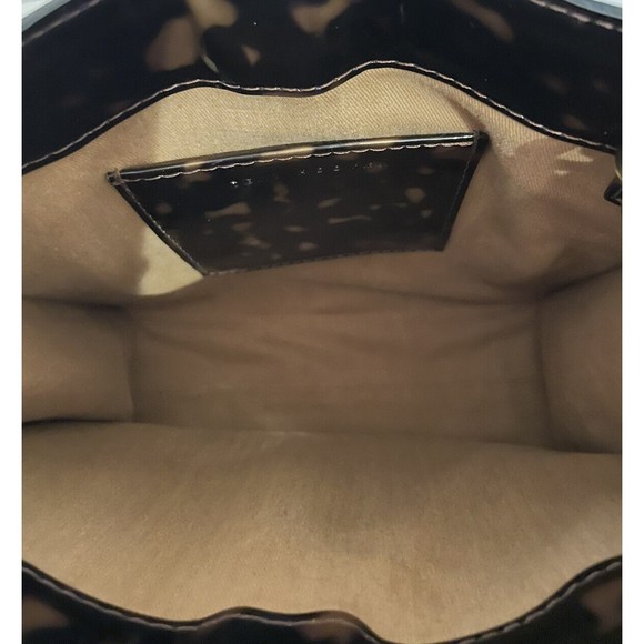 Ceri Hoover Simone Patent Leather Simone Ring Handle Crossbody Purse - Picture 5 of 5